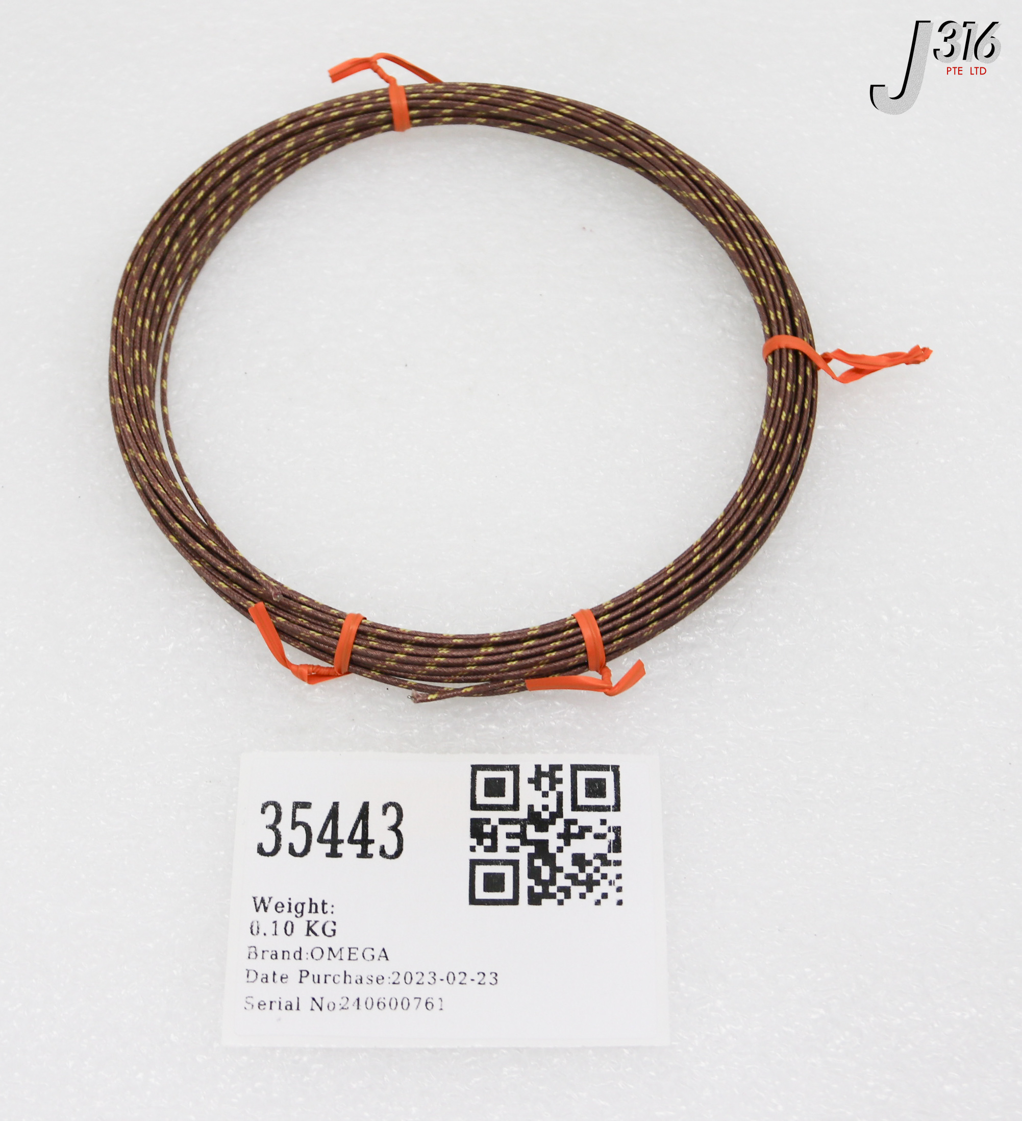 〖リクエスト〗2 35443 OMEGA CABLE ASSY, THERMOCOUPLE TYPE 